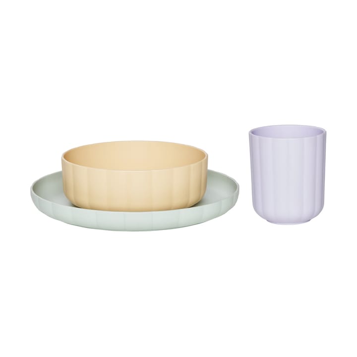 Pullo サービングセット 3パーツ - Pale mint-vanilla-lavender - OYOY | オイオイ