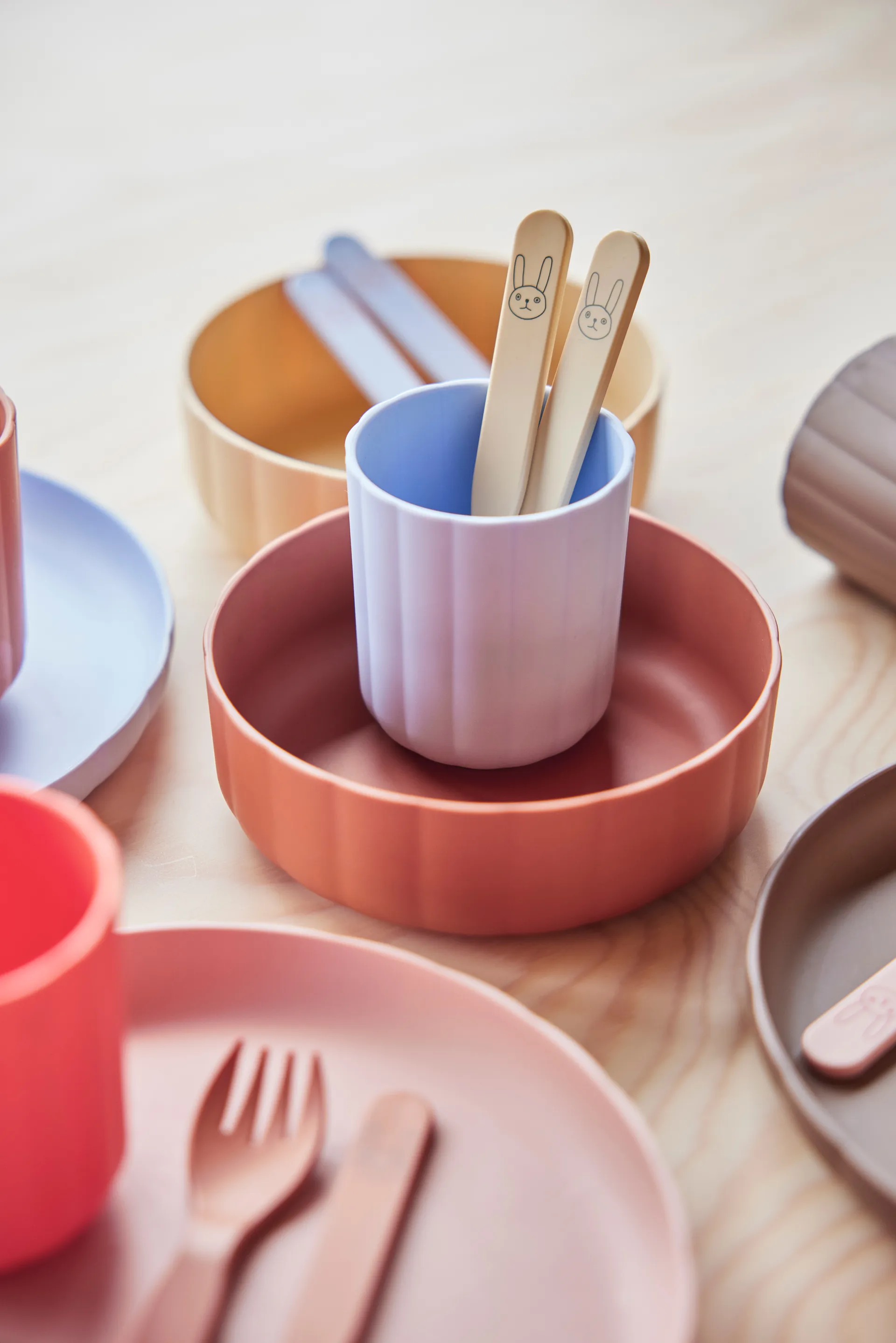 Pullo キッズ用カトラリーセット, Caramel OYOY | オイオイ