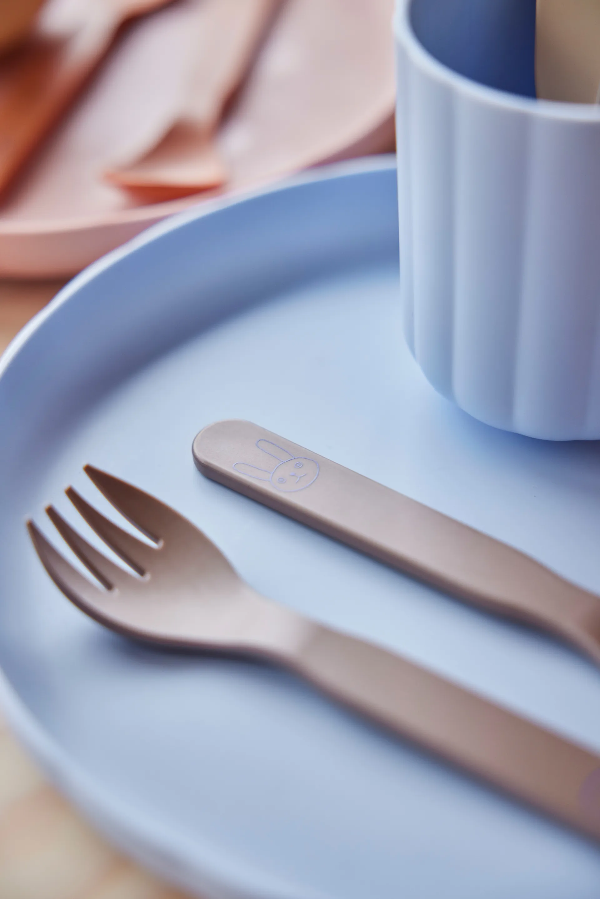 Pullo キッズ用カトラリーセット, Taupe OYOY | オイオイ