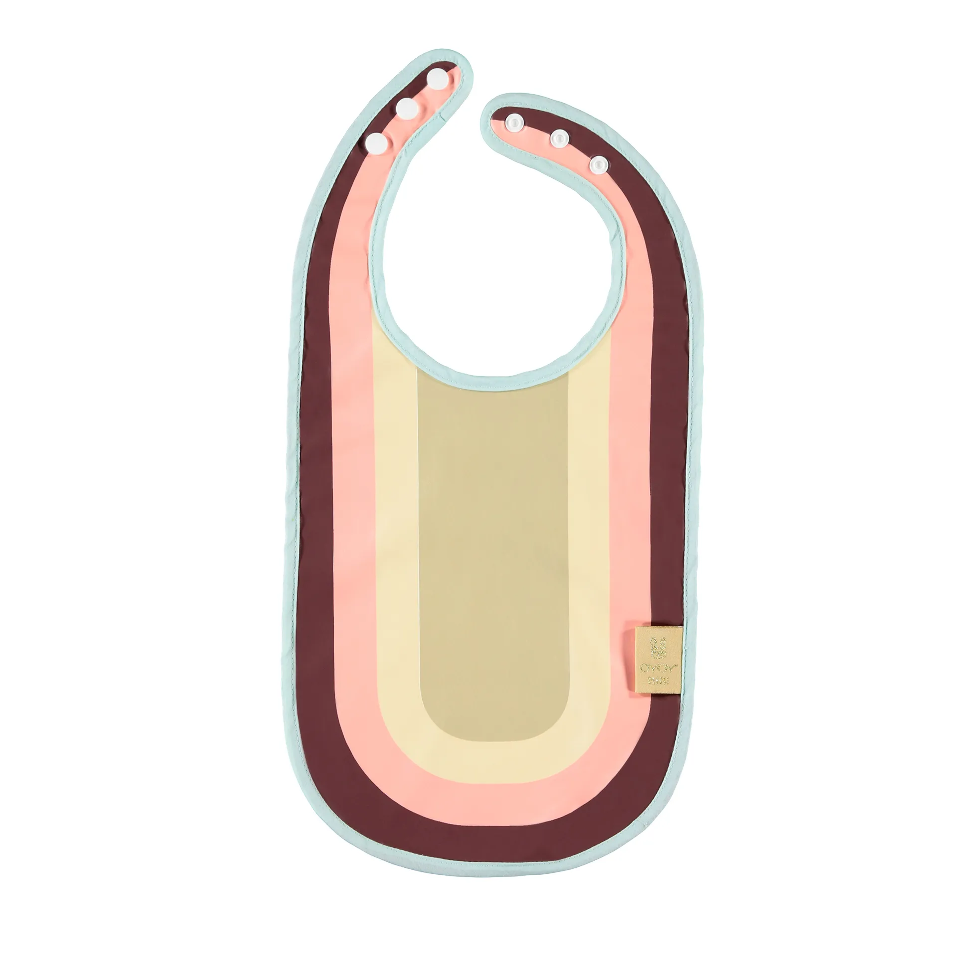 Rainbow bib, pink OYOY | オイオイ