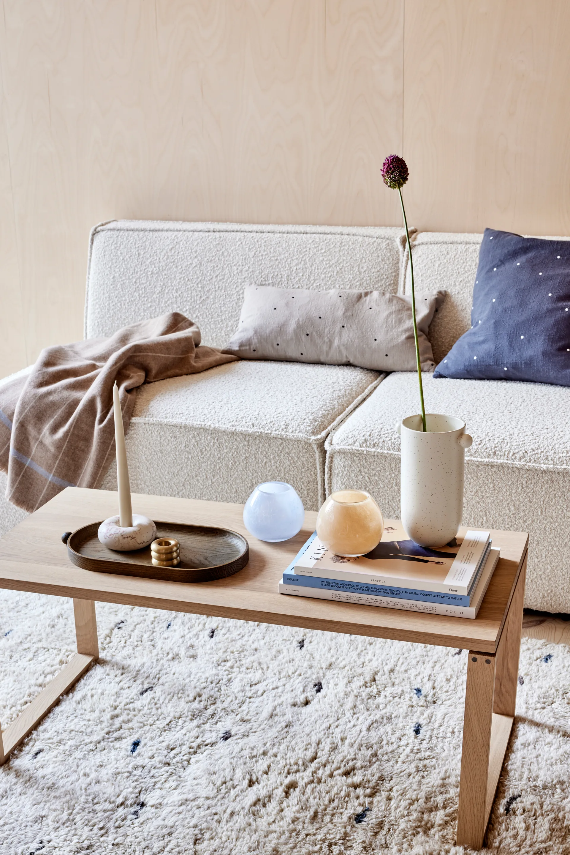 Saga 花瓶 20 cm, off white OYOY | オイオイ