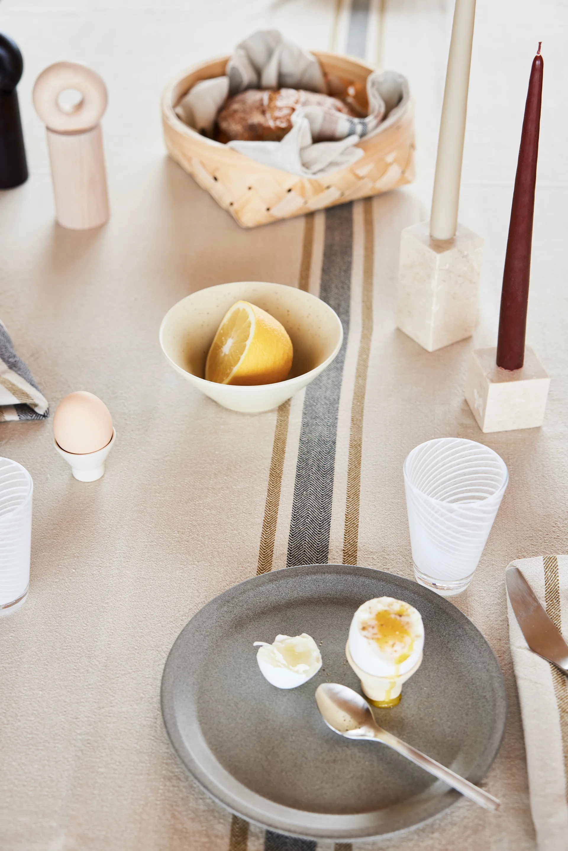 Savi キャンドルホルダー 10 cm, Beige OYOY | オイオイ