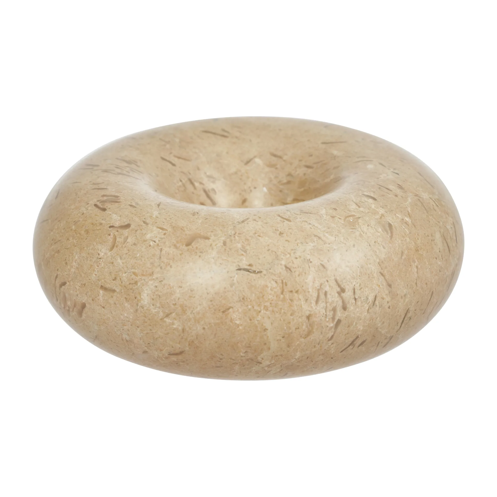 Savi マーブルキャンドルスティック small 4 cm, Beige OYOY | オイオイ