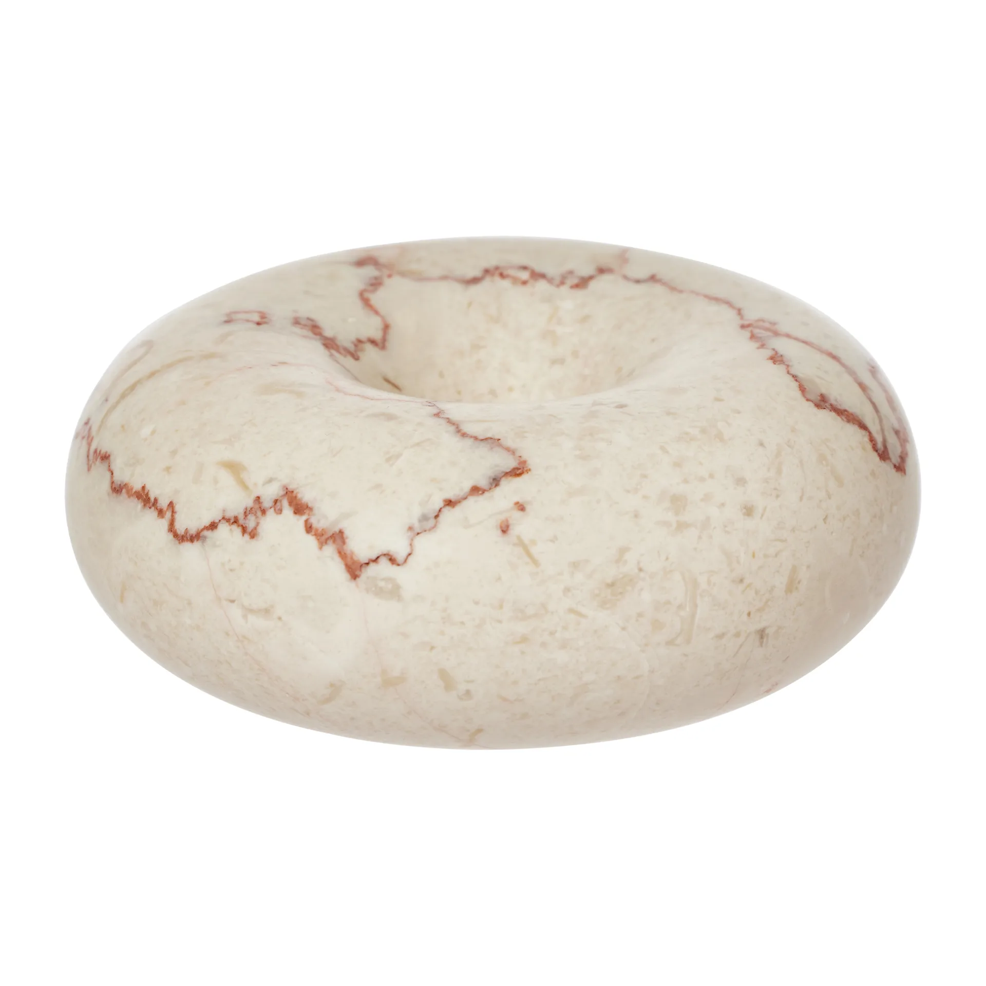 Savi マーブルキャンドルスティック small 4 cm, off white OYOY | オイオイ