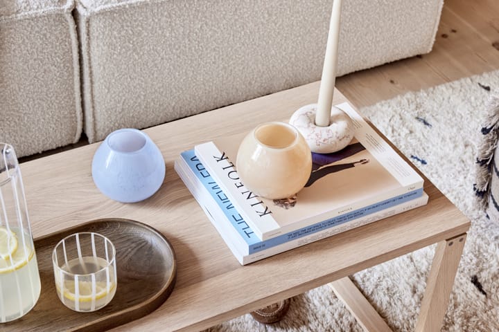 Savi マーブルキャンドルスティック small 4 cm, off white OYOY | オイオイ