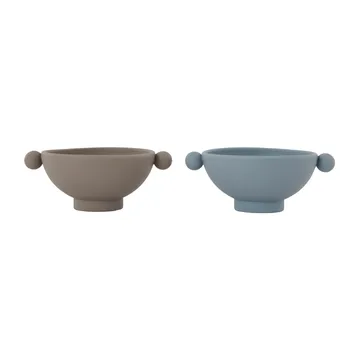 Tiny Inka ボウル Ø11 cm 2個セット - Dusty blue-clay - OYOY | オイオイ