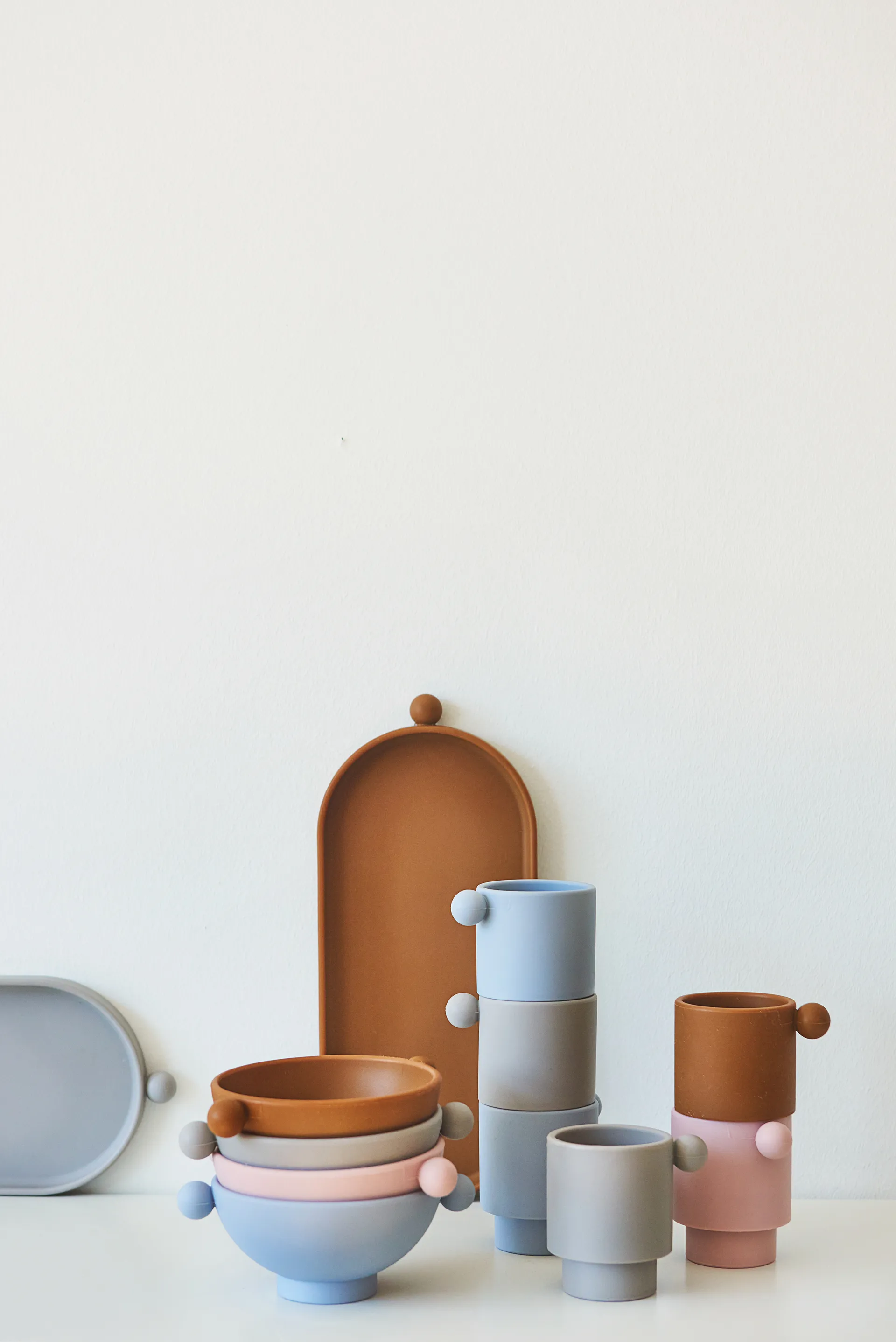 Tiny Inka ボウル Ø11 cm 2個セット, Dusty blue-clay OYOY | オイオイ