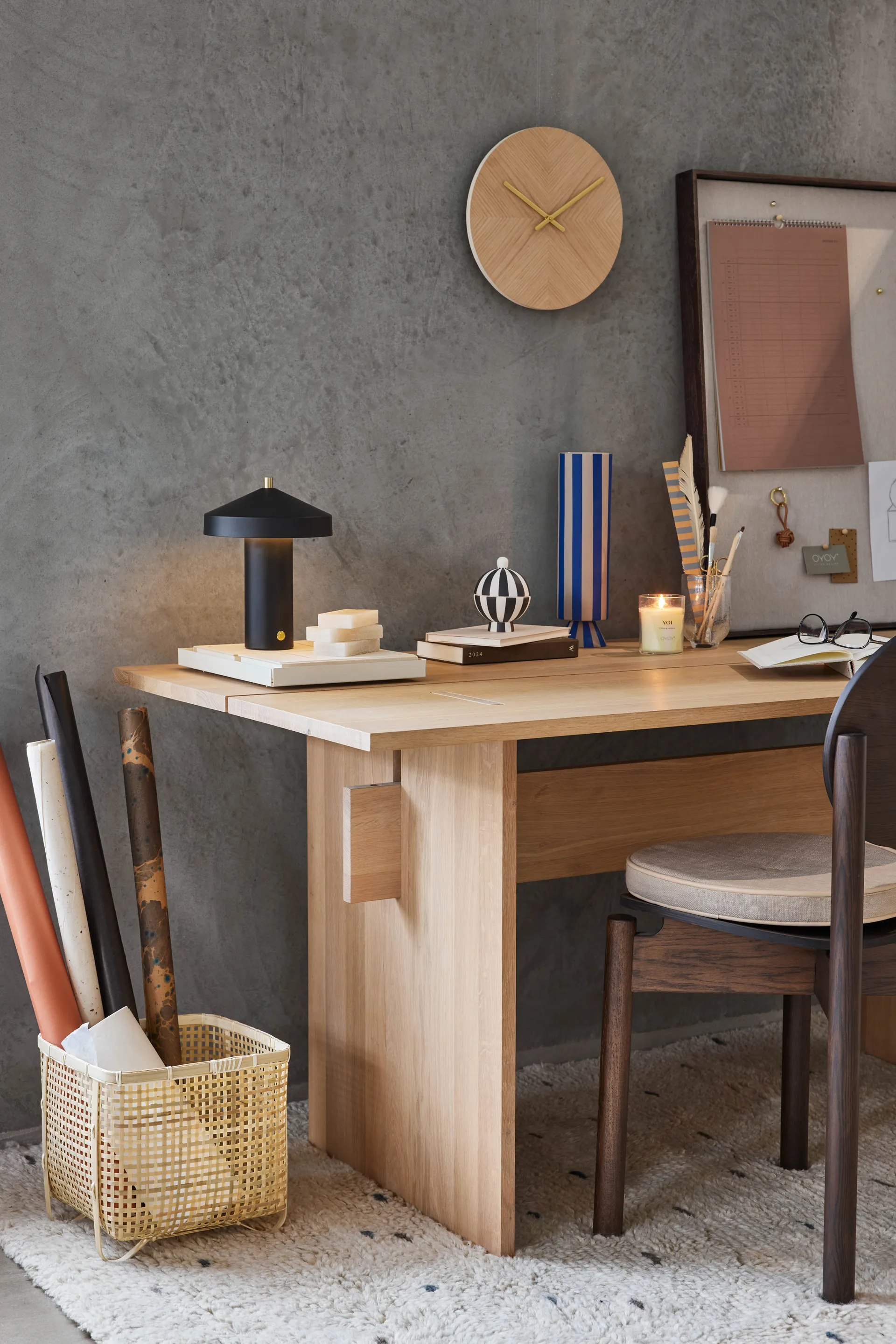 Tokei 壁掛け時計 Ø29 cm, Nature OYOY | オイオイ