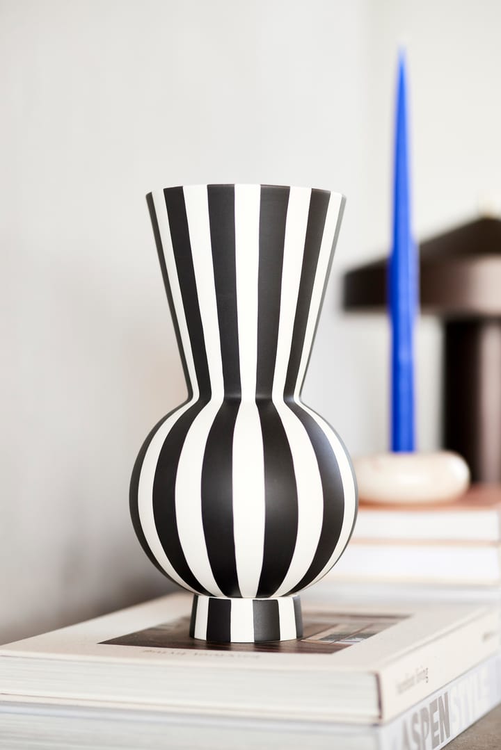 Toppu 花瓶 Ø14.5 cm, Black-white OYOY | オイオイ