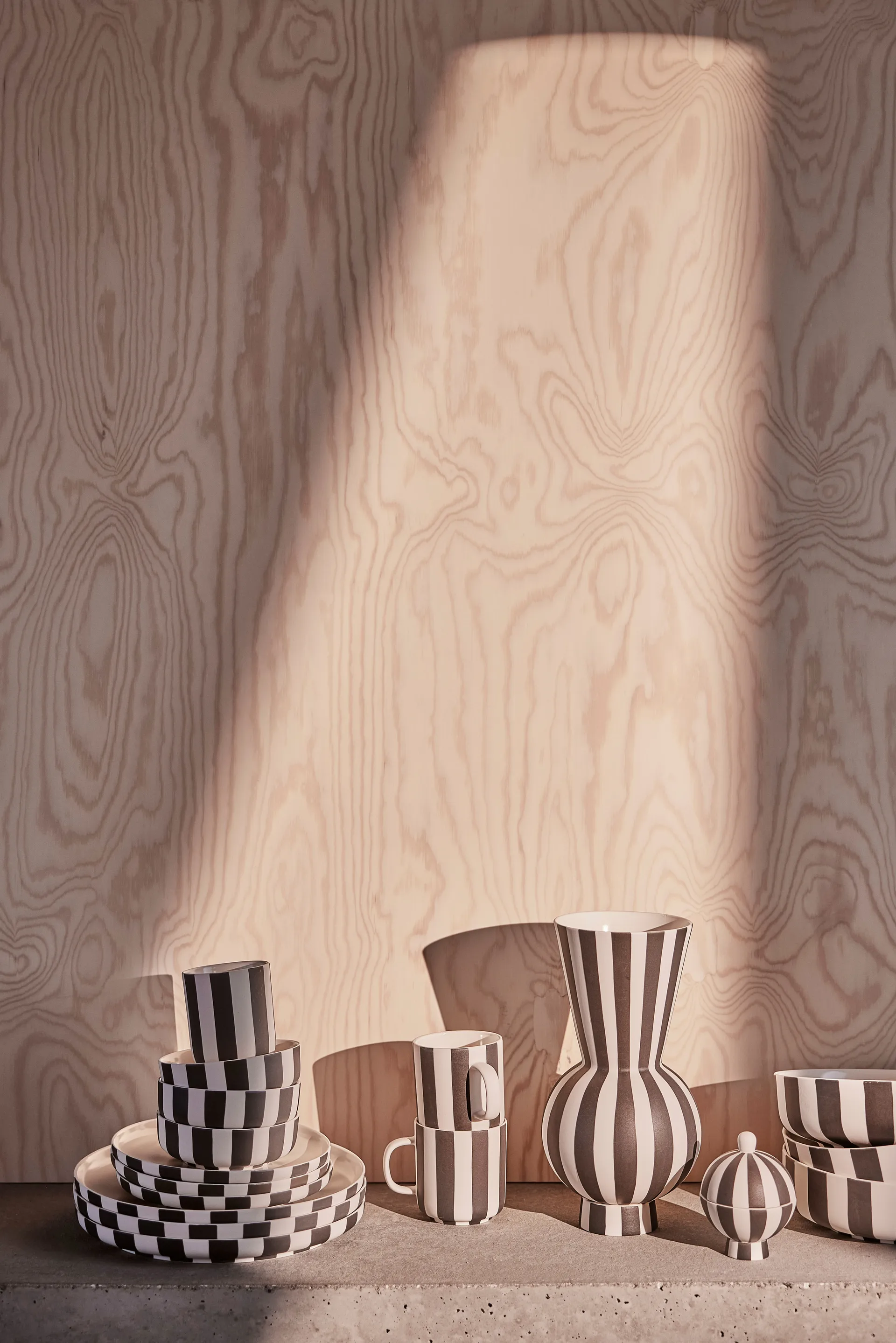 Toppu ボウル Ø20 cm, Black-white OYOY | オイオイ