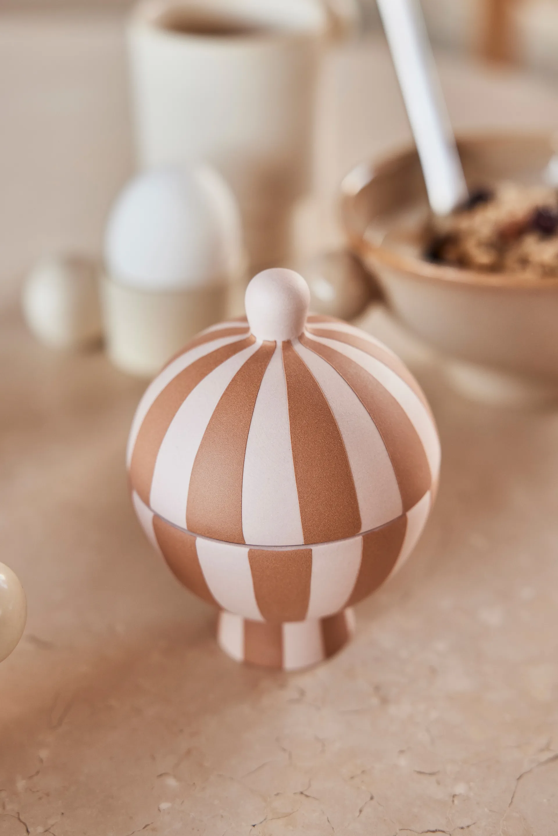 Toppu ボンボニエールジャー, Caramel-rose OYOY | オイオイ