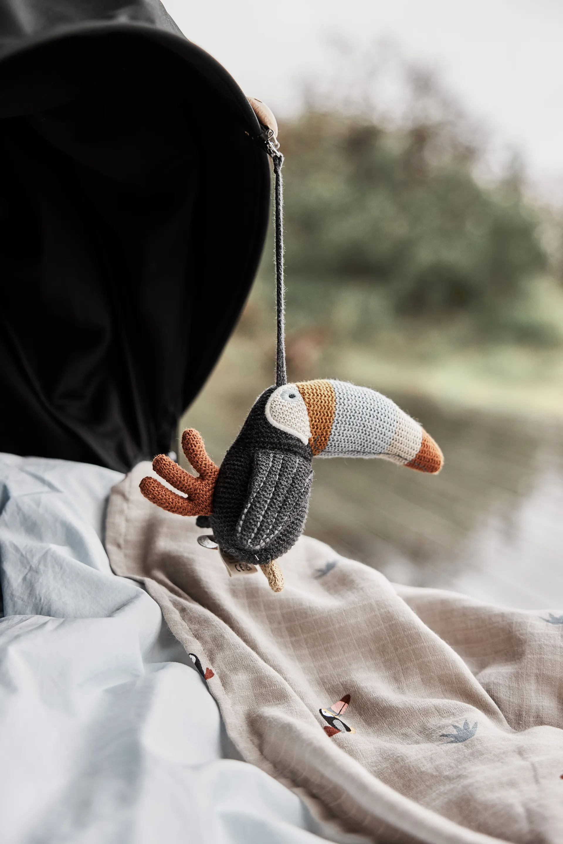 Toucan ベビーブランケット 2枚セット, Clay-caramel OYOY | オイオイ