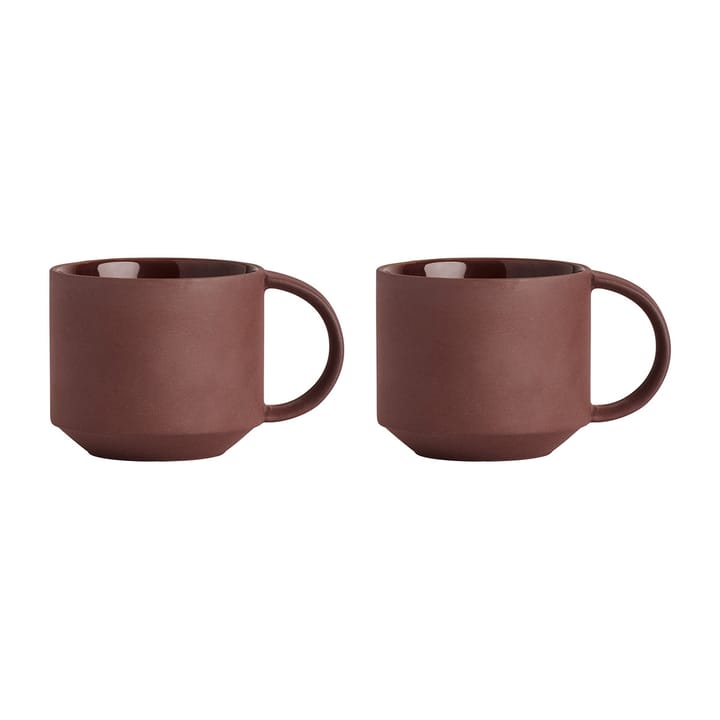 Yuka カップ 2個セット - Dark (brown) - OYOY | オイオイ