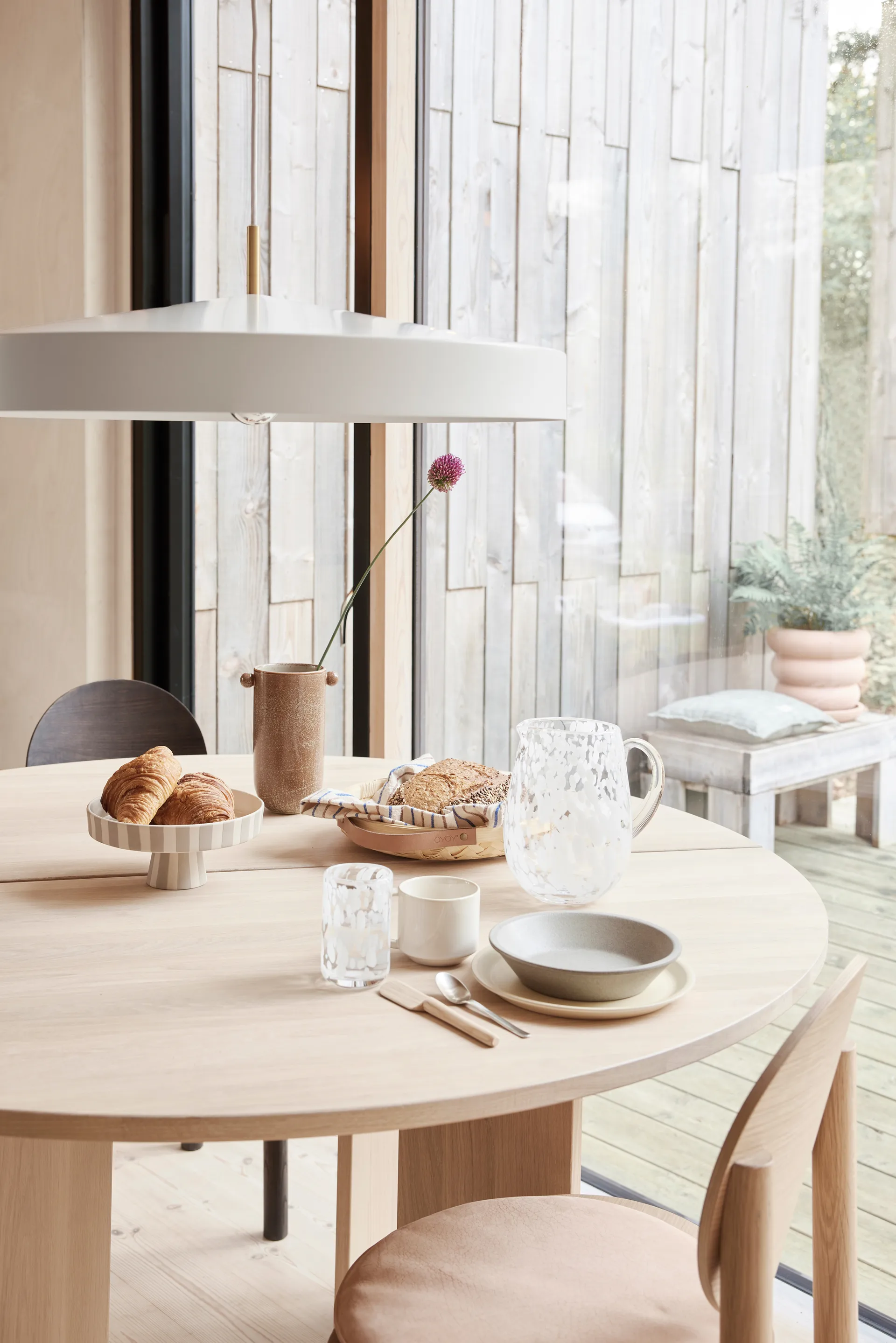 Yuka ランチプレート Ø22 cm 2枚セット, Butter OYOY | オイオイ