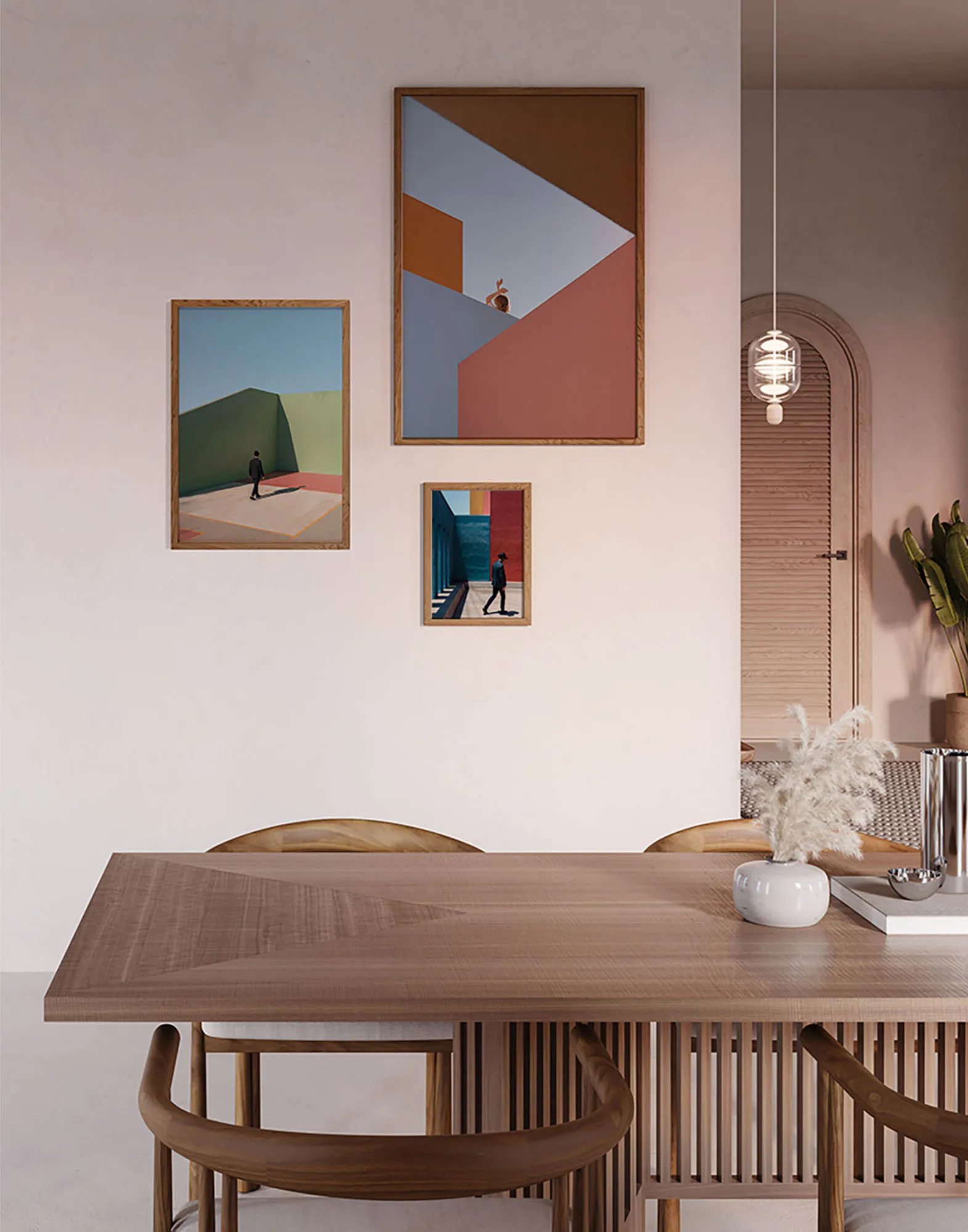 Angular Afternoon ポスター, 50x70 cm Paper Collective | ペーパーコレクティブ