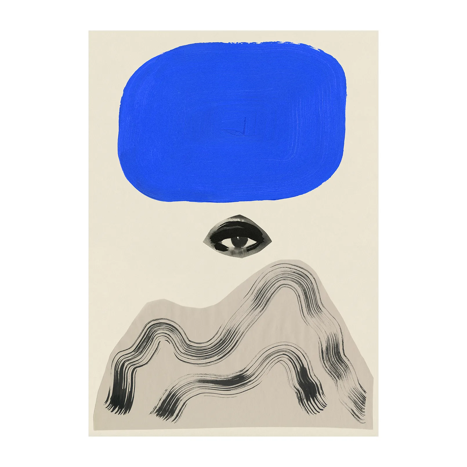 Between Mountain & Sky ポスター, 30x40 cm Paper Collective | ペーパーコレクティブ