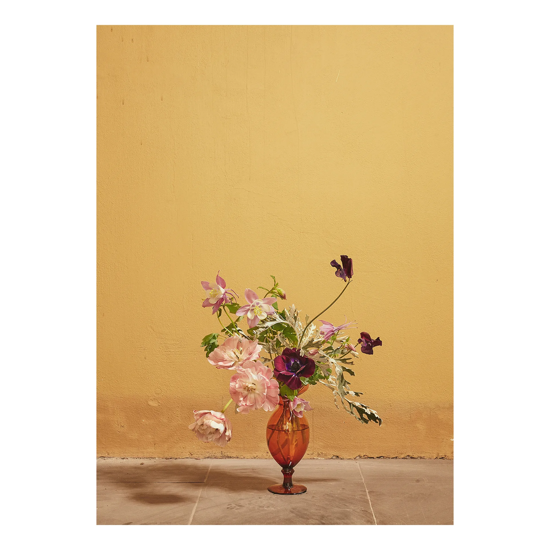 Blomst 02 Ochra ポスター, 30x40 cm Paper Collective | ペーパーコレクティブ