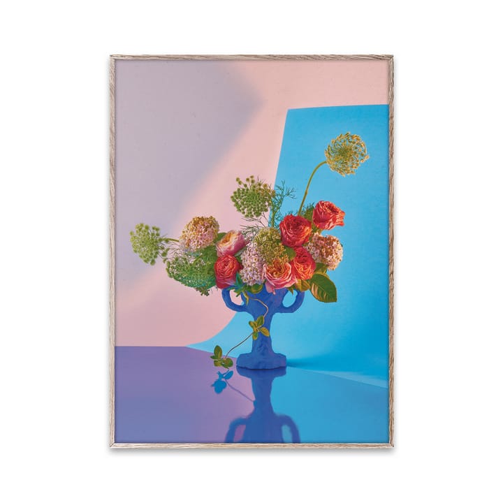 Bloom 02 cyan ポスター, 30x40 cm Paper Collective | ペーパーコレクティブ