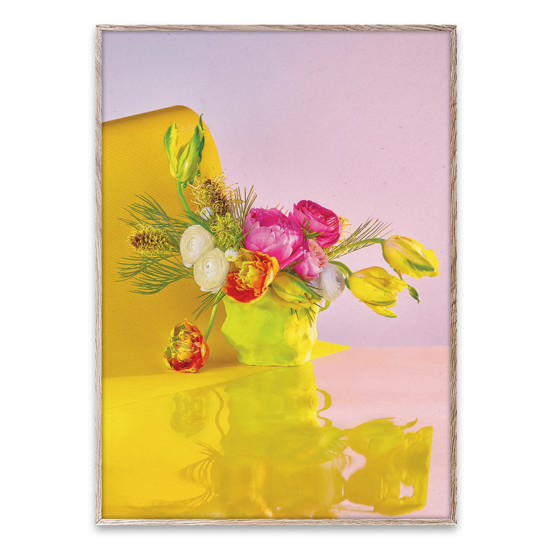 Bloom 03 イエロー ポスター, 50x70 cm Paper Collective | ペーパーコレクティブ