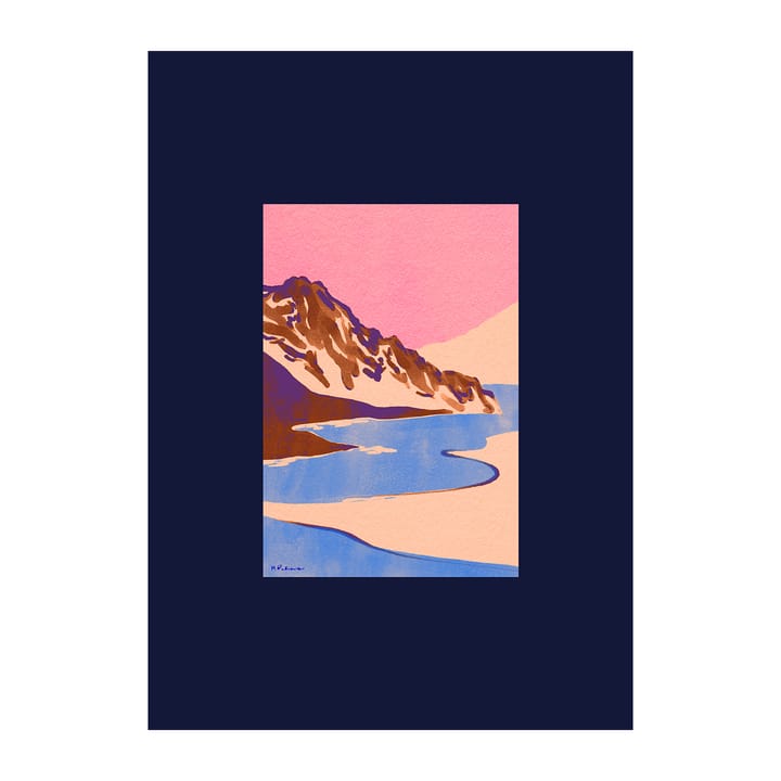 Blue Landscape ポスター - 30x40 cm - Paper Collective | ペー��パーコレクティブ