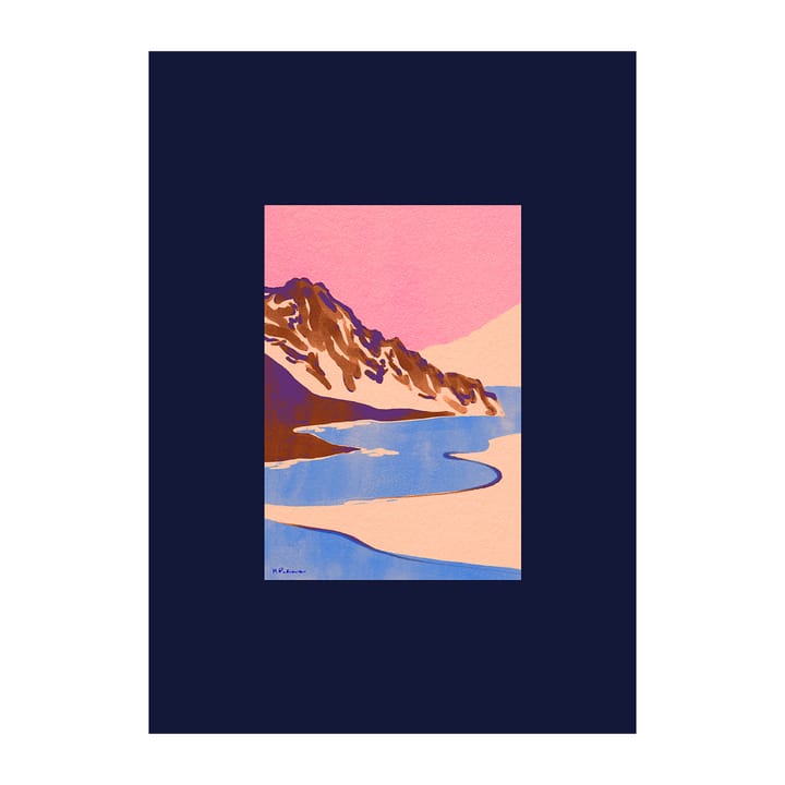 Blue Landscape ポスター - 30x40 cm - Paper Collective | ペーパーコレクティブ