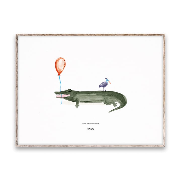 Coco the Crocodile ポスター - 30x40 cm - Paper Collective | ペーパーコレクティブ