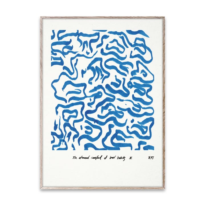 Comfort - ブル― ポスター, 30x40 cm Paper Collective | ペーパーコレクティブ