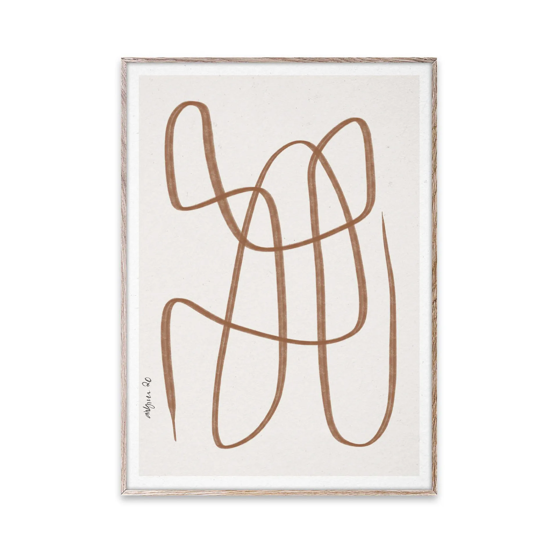 Different Ways ポスター ブラウン, 30x40 cm Paper Collective | ペーパーコレクティブ