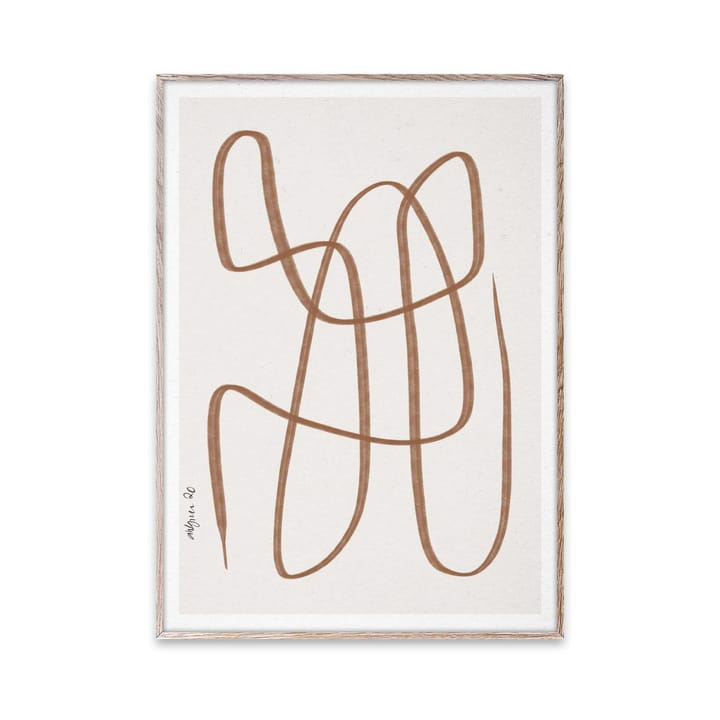 Different Ways ポスター ブラウン - 30x40 cm - Paper Collective | ペーパーコレクティブ