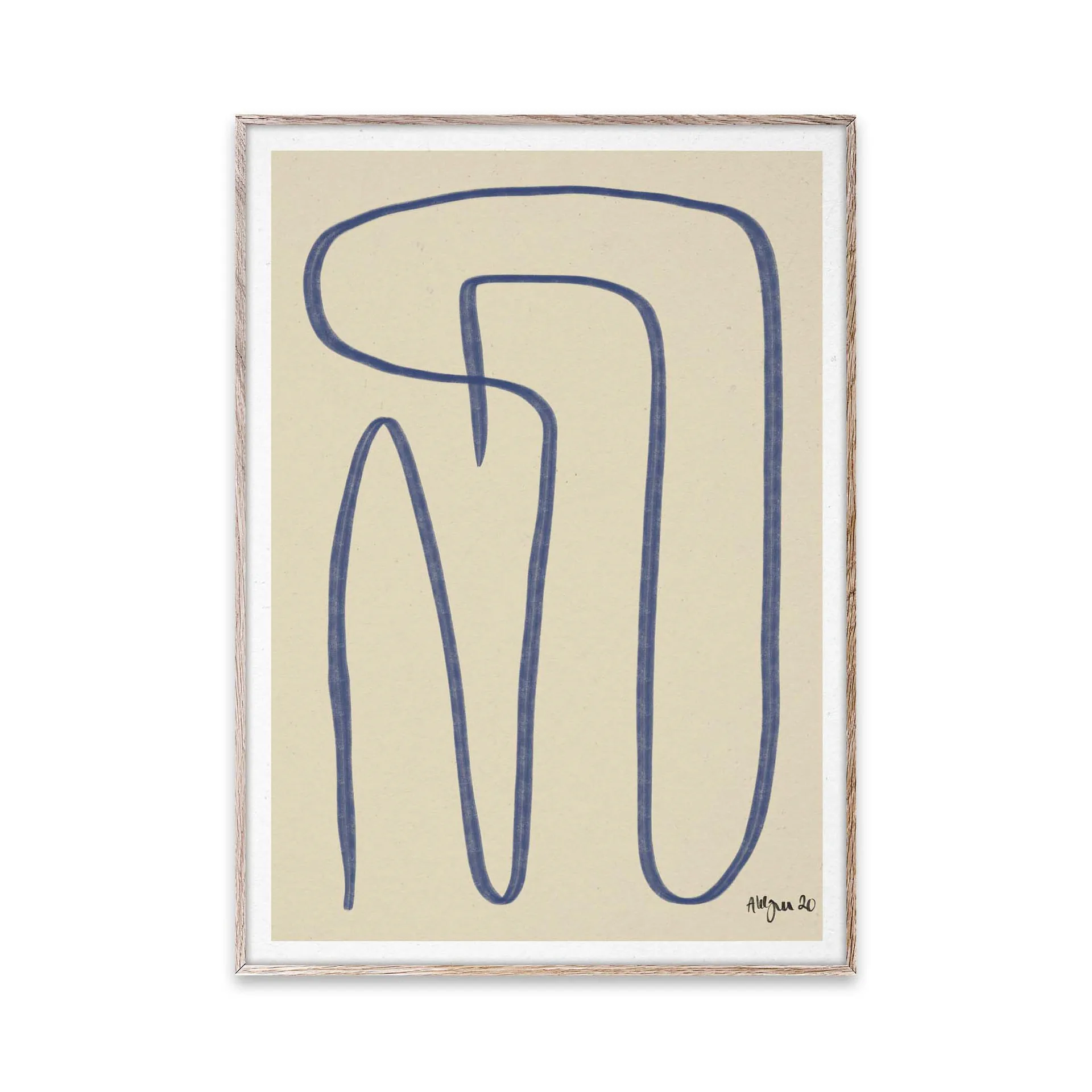 Different Ways ポスター ブル―, 30x40 cm Paper Collective | ペーパーコレクティブ