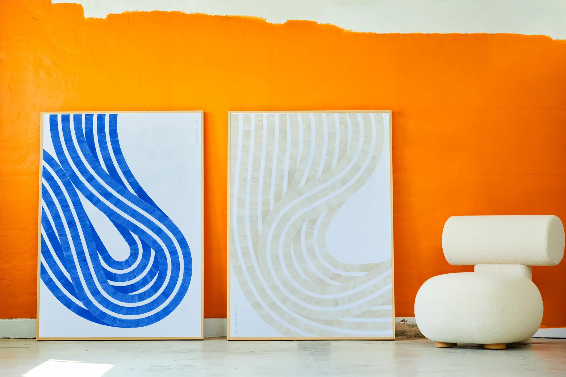 Entropy Blue 02 ポスター, 30x40 cm Paper Collective | ペーパーコレクティブ