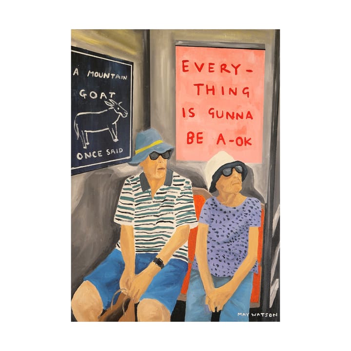 Everything Is Gunna Be OK ポスター - 50x70 cm - Paper Collective | ペーパーコレクティブ