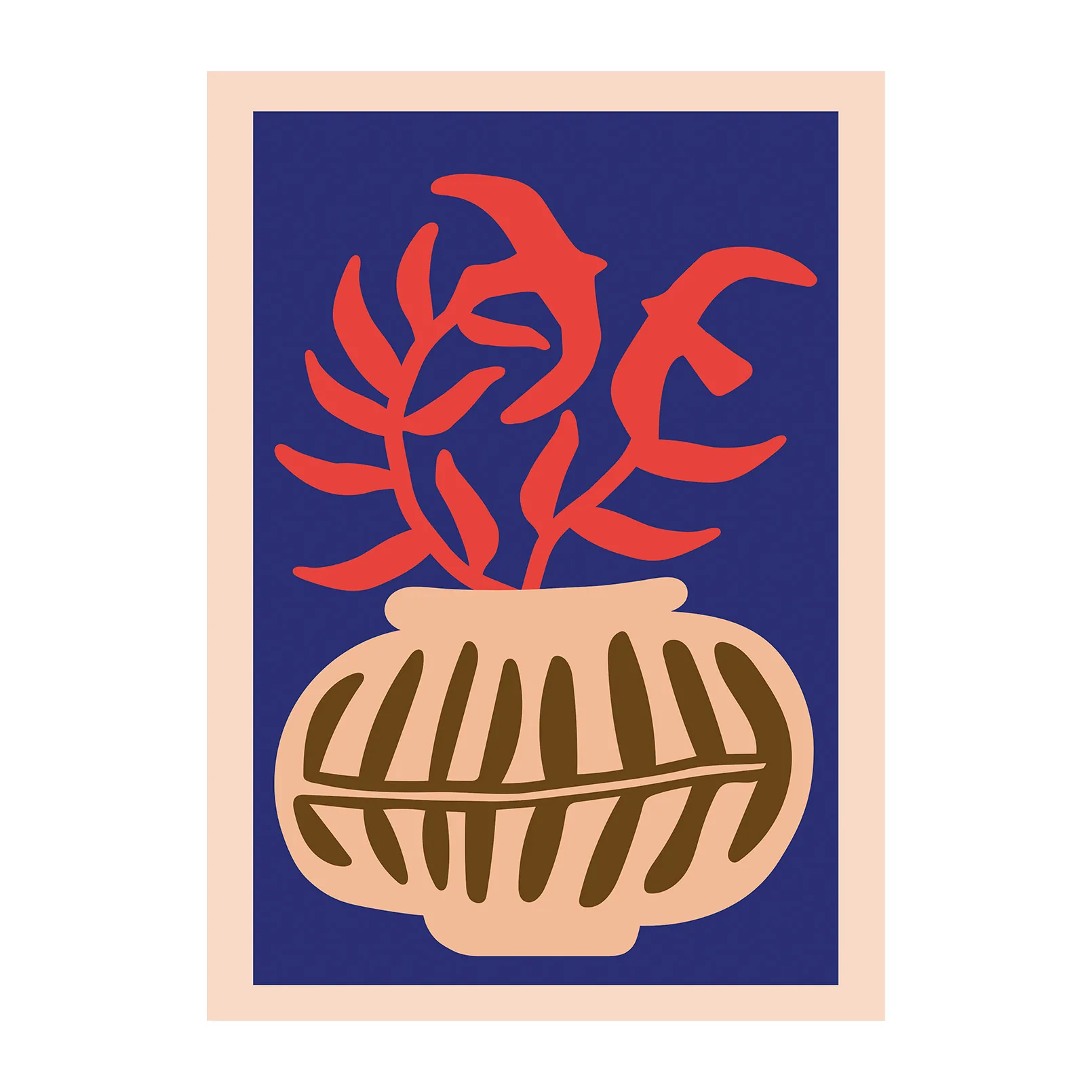 Floral Wings ポスター, 30x40 cm Paper Collective | ペーパーコレクティブ