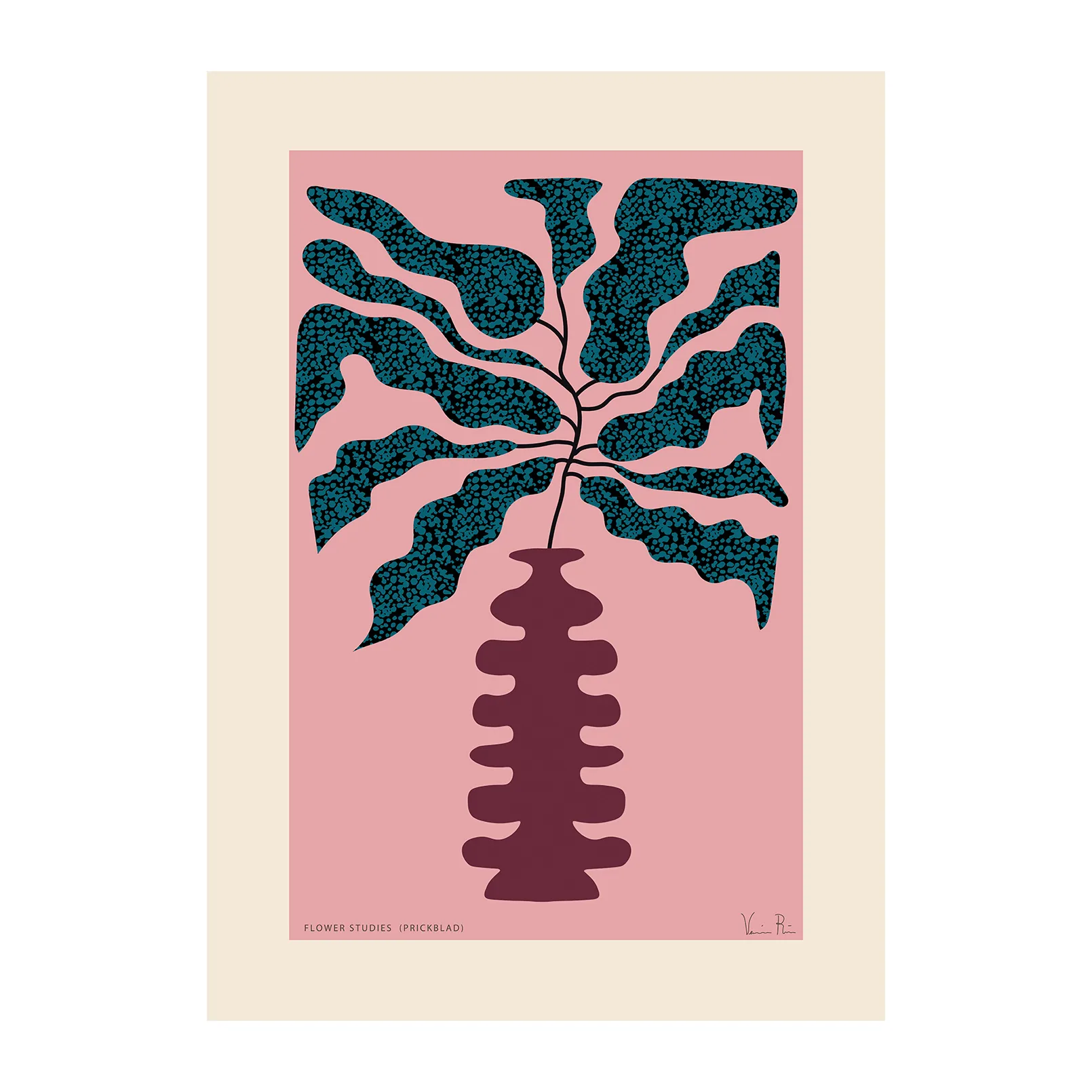 Flower Studies 01 (Pricksingle) ポスター, 50x70 cm Paper Collective | ペーパーコレクティブ