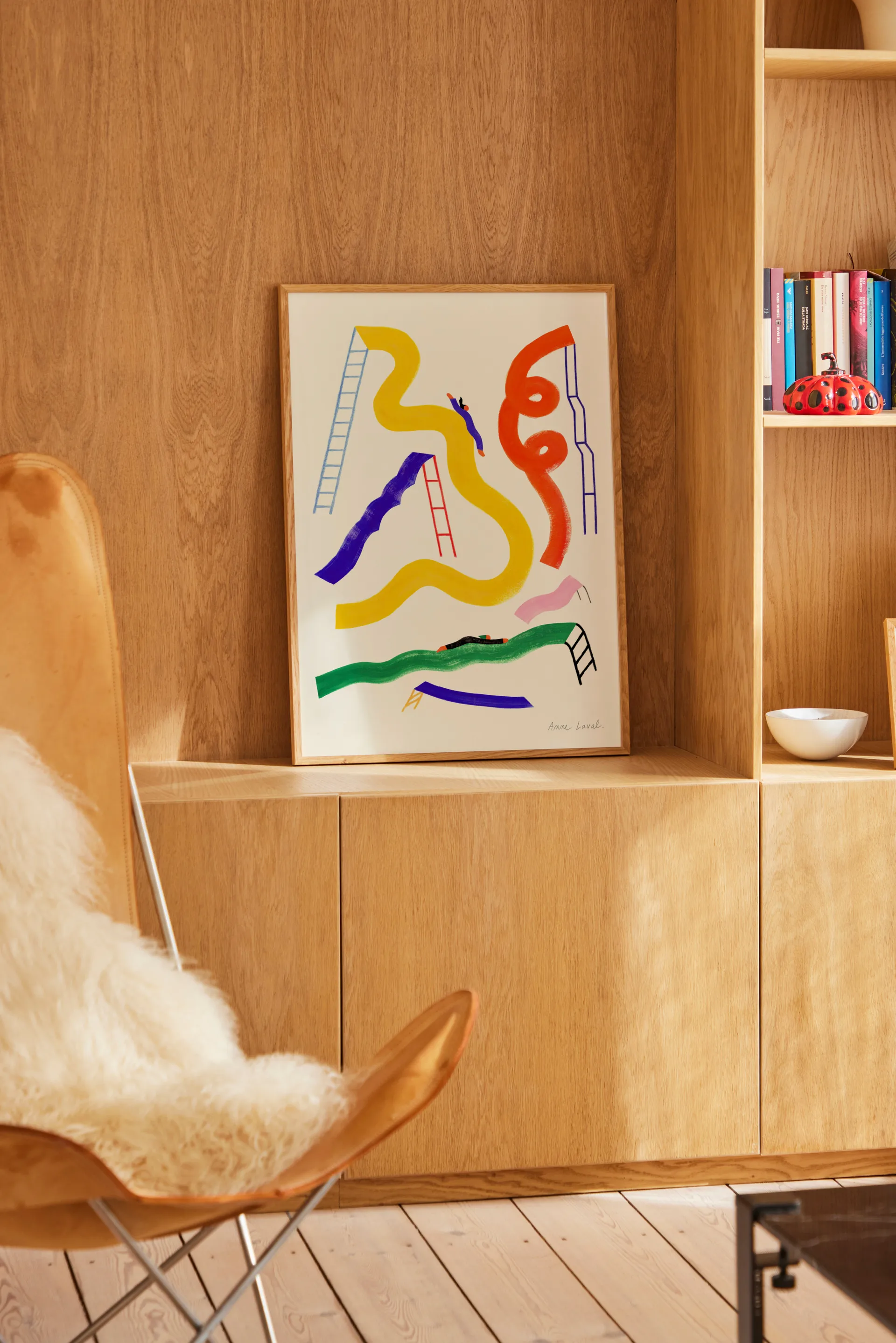 Glisser ポスター, 50x70 cm Paper Collective | ペーパーコレクティブ