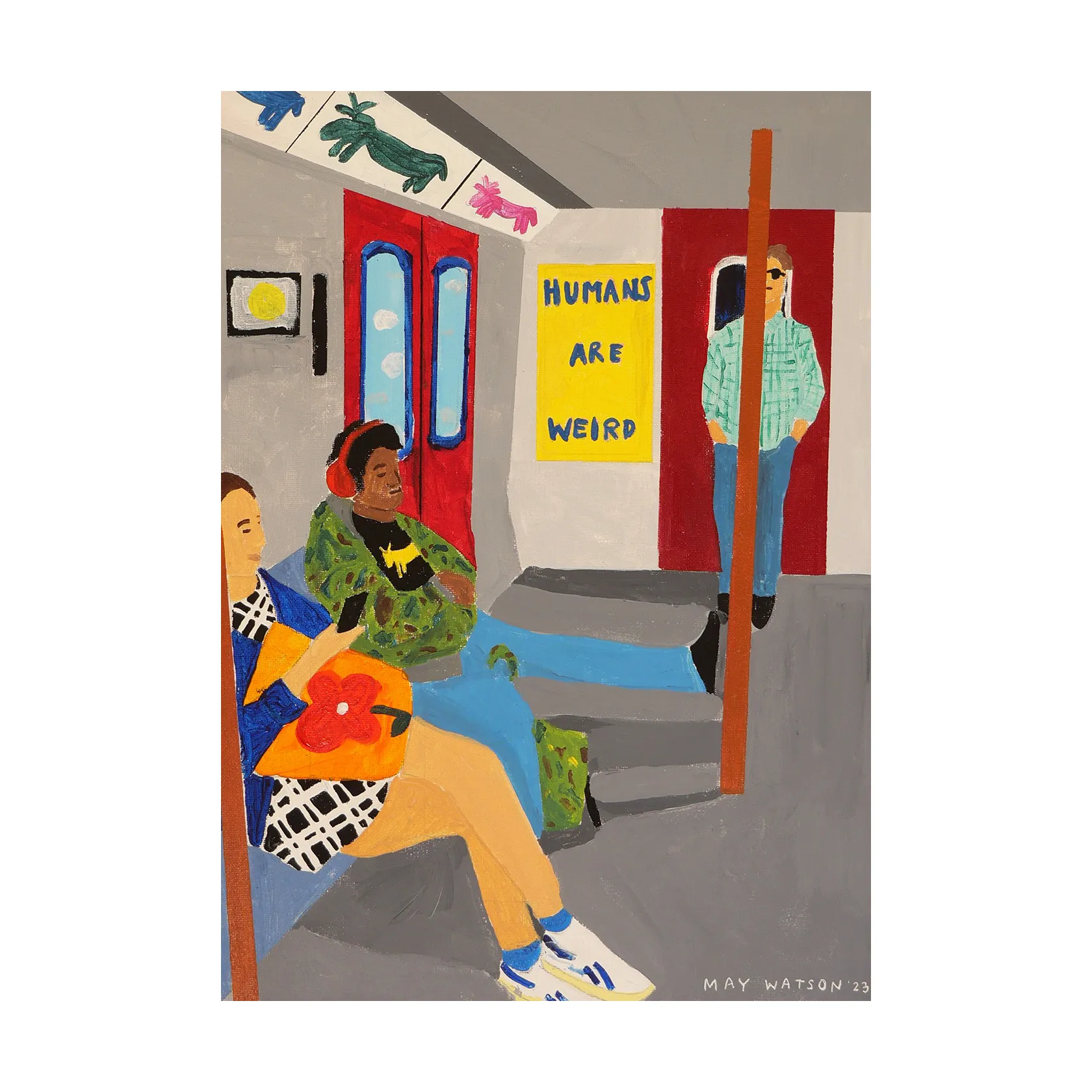 Humans Are Weird ポスター, 50x70 cm Paper Collective | ペーパーコレクティブ