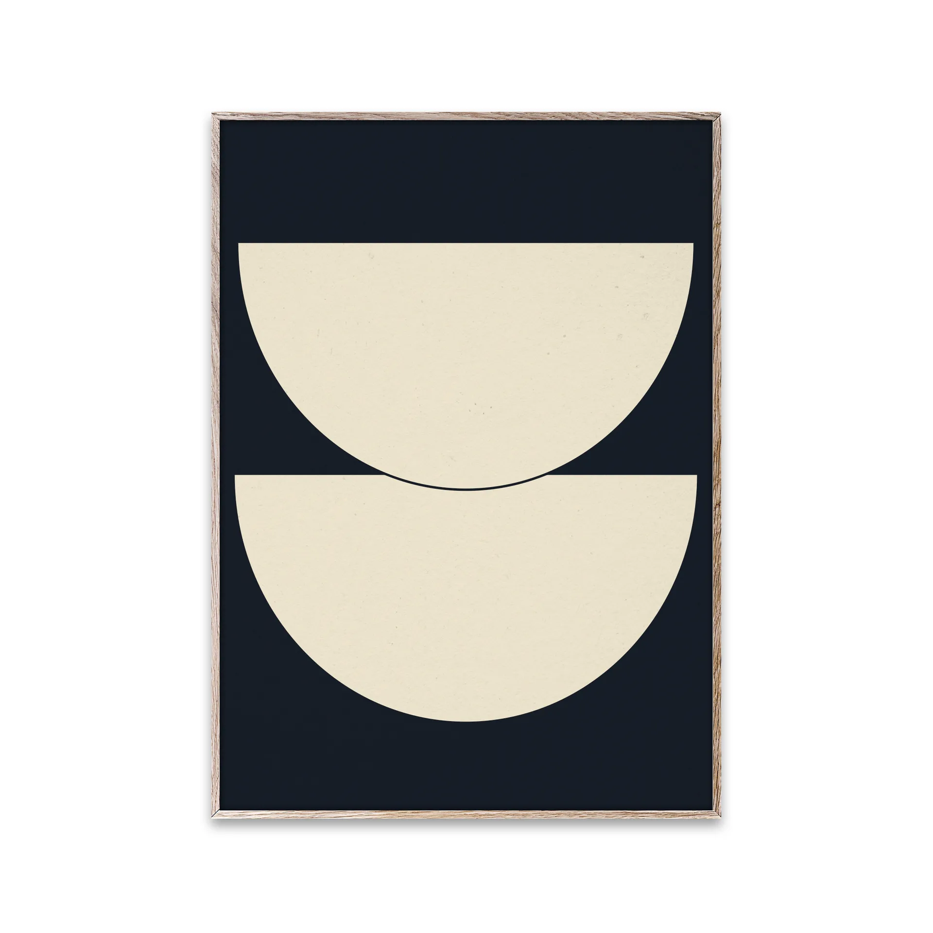 ハーフ サークルズ I ポスター ブル―, 30x40 cm Paper Collective | ペーパーコレクティブ