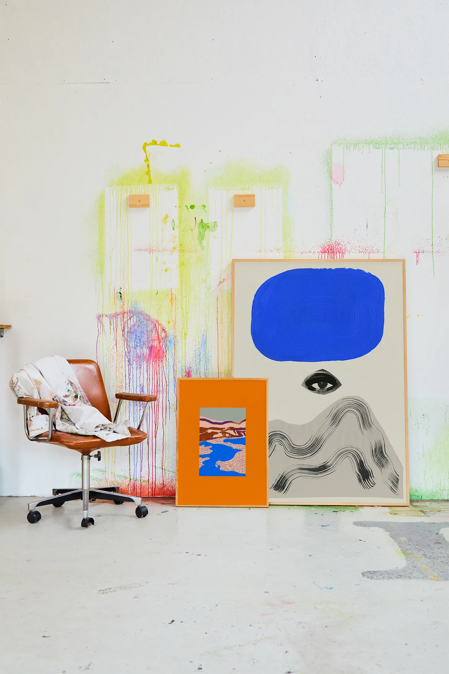 Orange Landscape ポスター, 30x40 cm Paper Collective | ペーパーコレクティブ