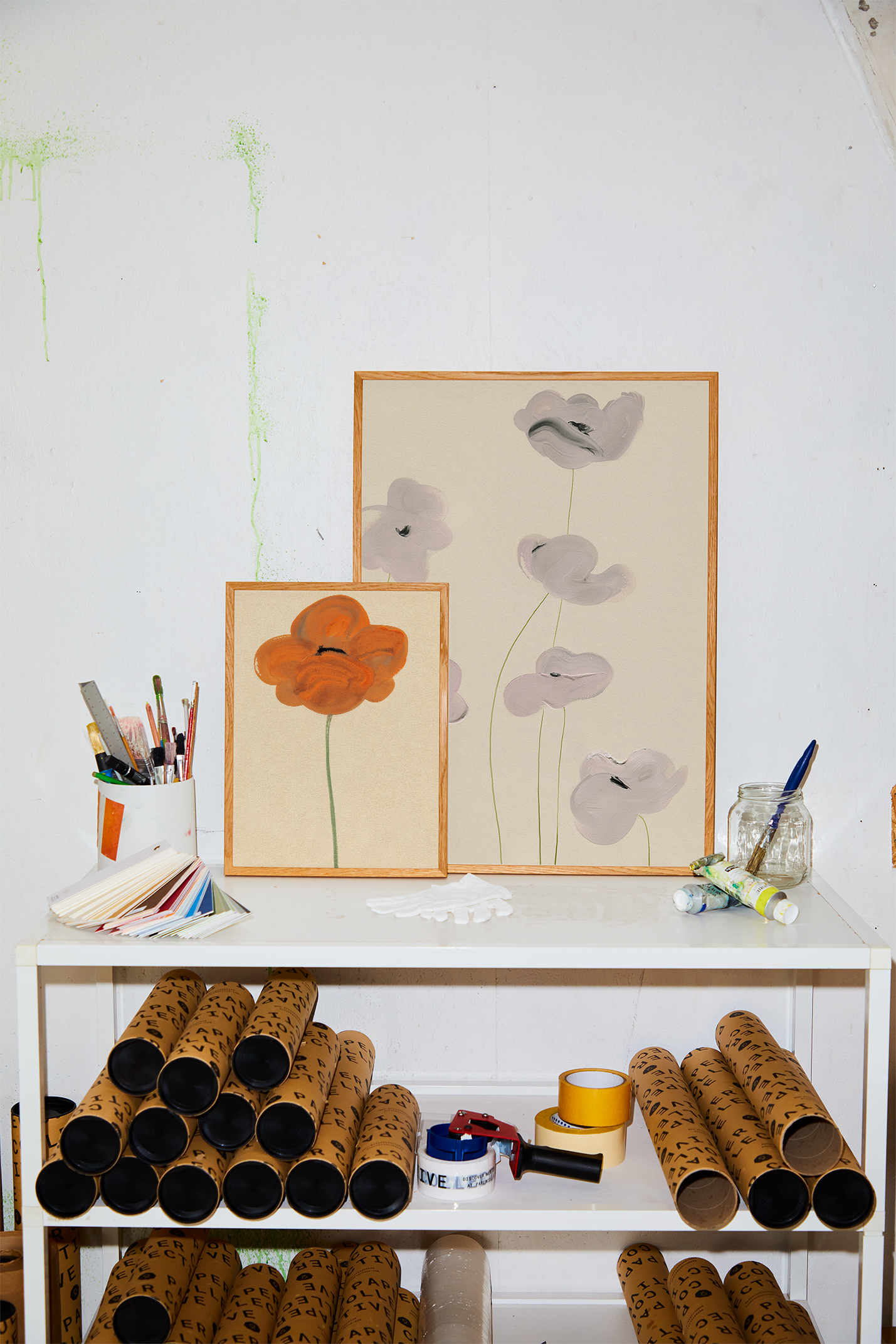 PAPER COLLECTIVE | ORANGE VALLMO (AMELIE HEGARDT) | アート