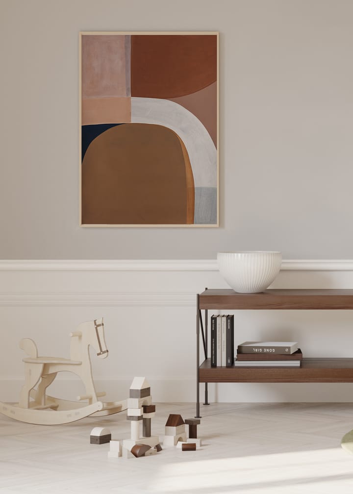 Painted Shapes 01 ポスター, 30x40 cm Paper Collective | ペーパーコレクティブ