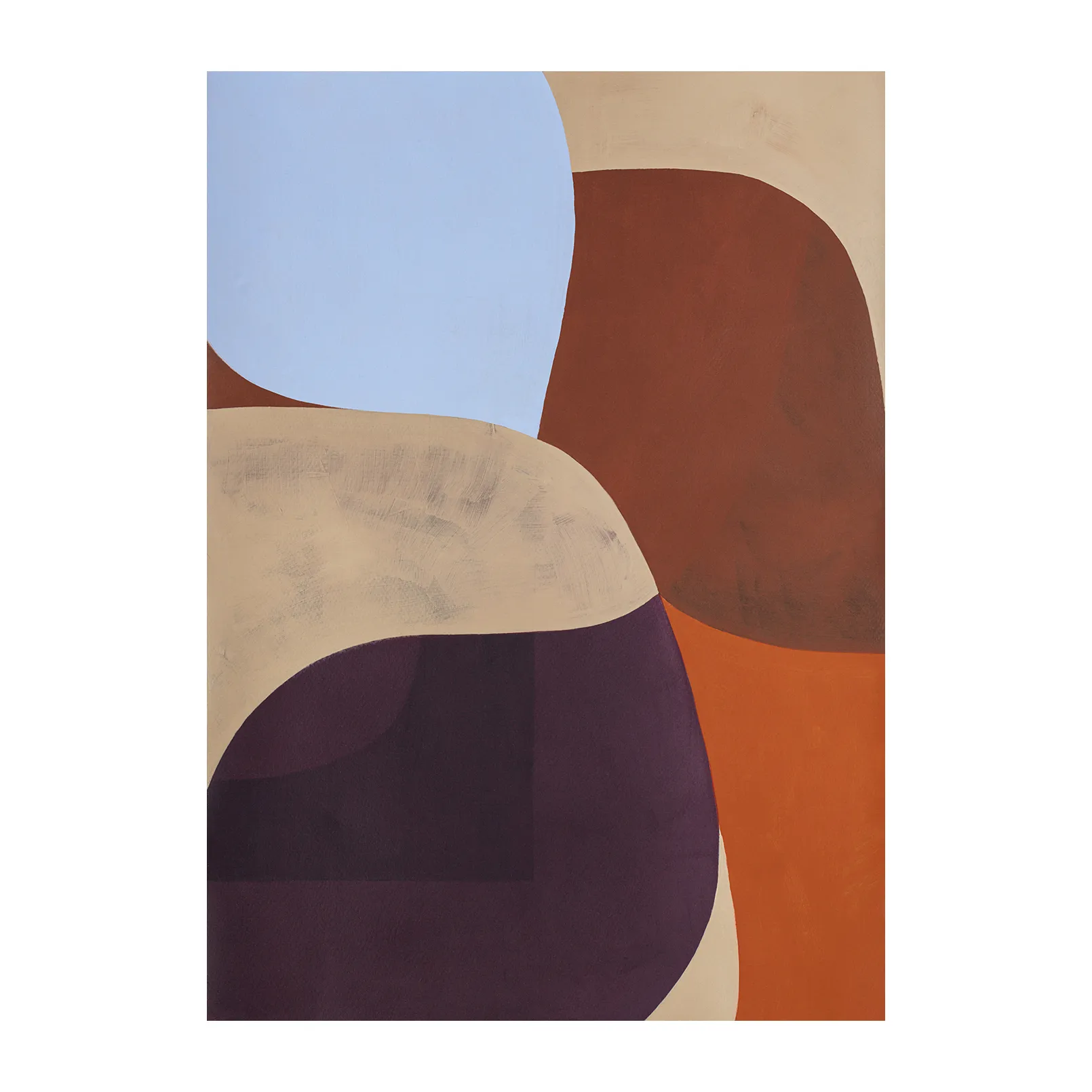 Painted Shapes 02 ポスター, 30x40 cm Paper Collective | ペーパーコレクティブ
