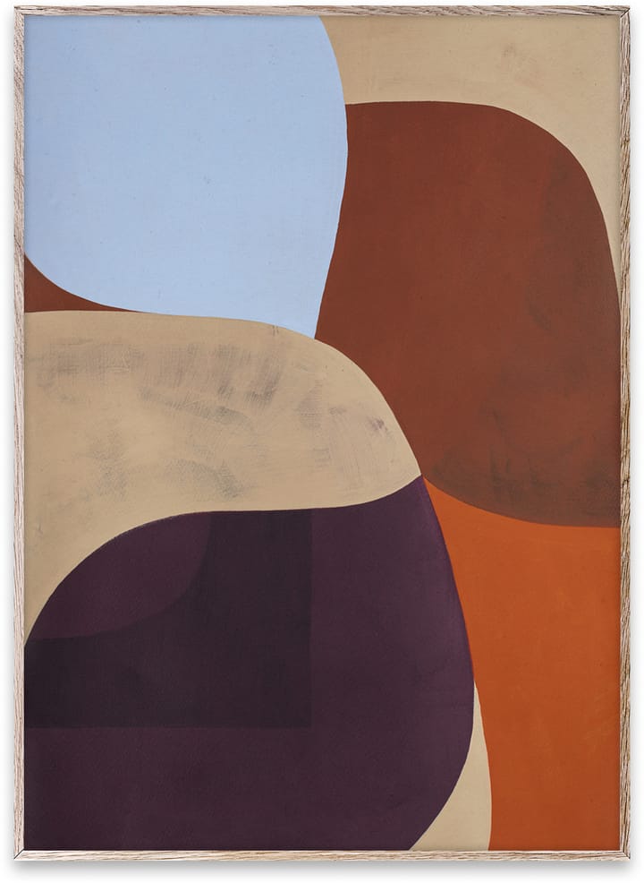 Painted Shapes 02 ポスター, 50x70 cm Paper Collective | ペーパーコレクティブ