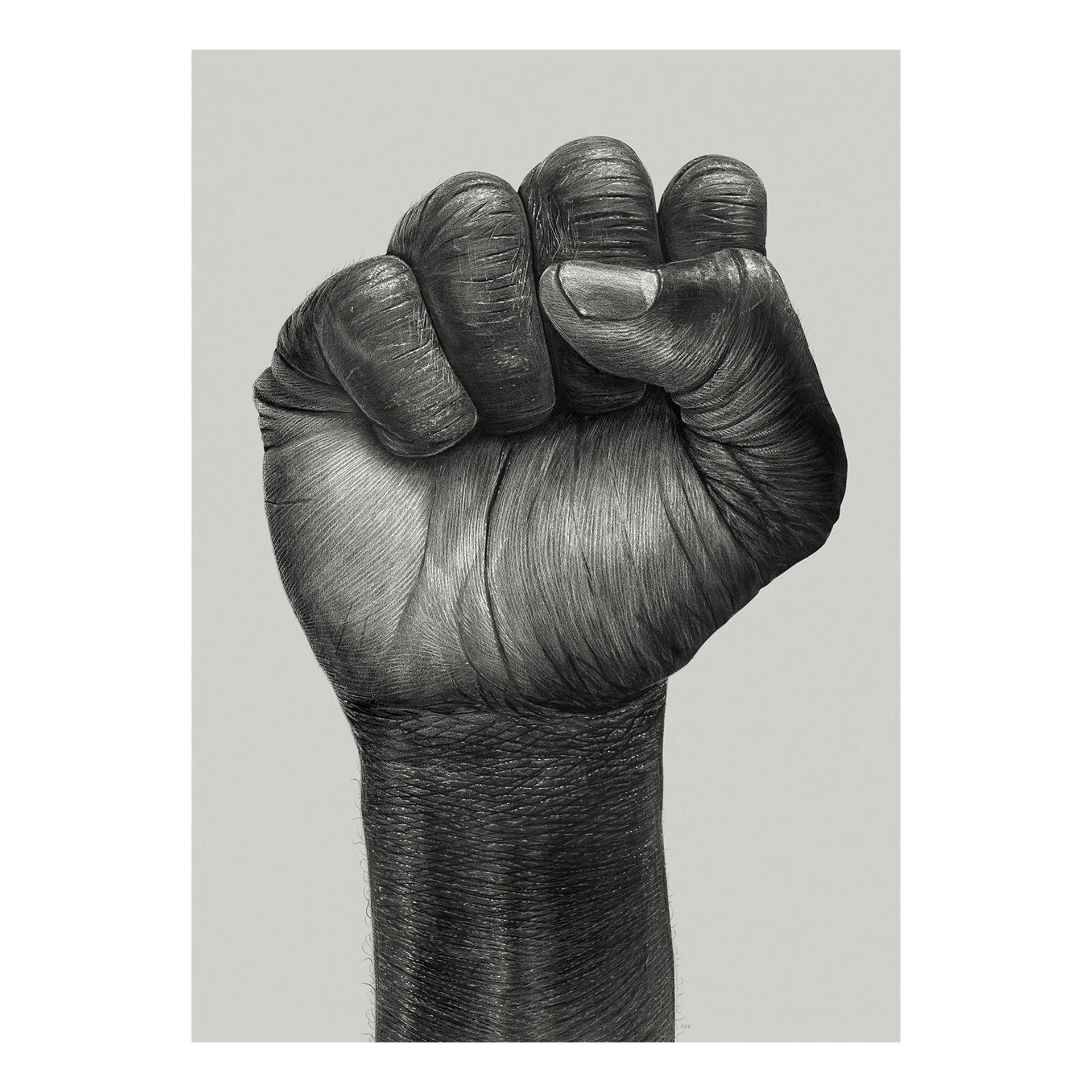 Raised Fist ポスター, 30x40 cm Paper Collective | ペーパーコレクティブ