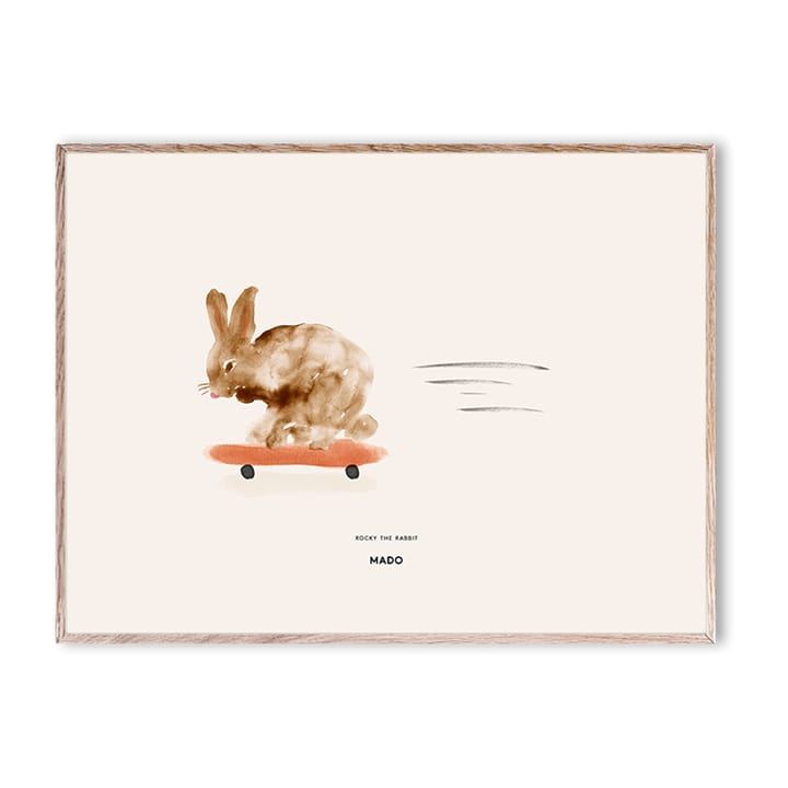 Rocky the Rabbit ポスター - 30x40 cm - Paper Collective | ペーパーコレクティブ