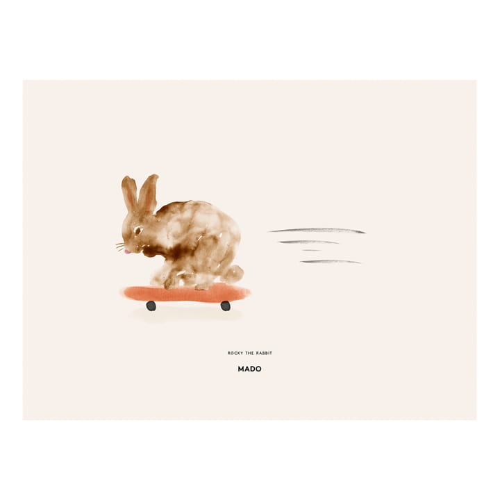 Rocky the Rabbit ポスター - 30x40 cm - Paper Collective | ペーパーコレクティブ