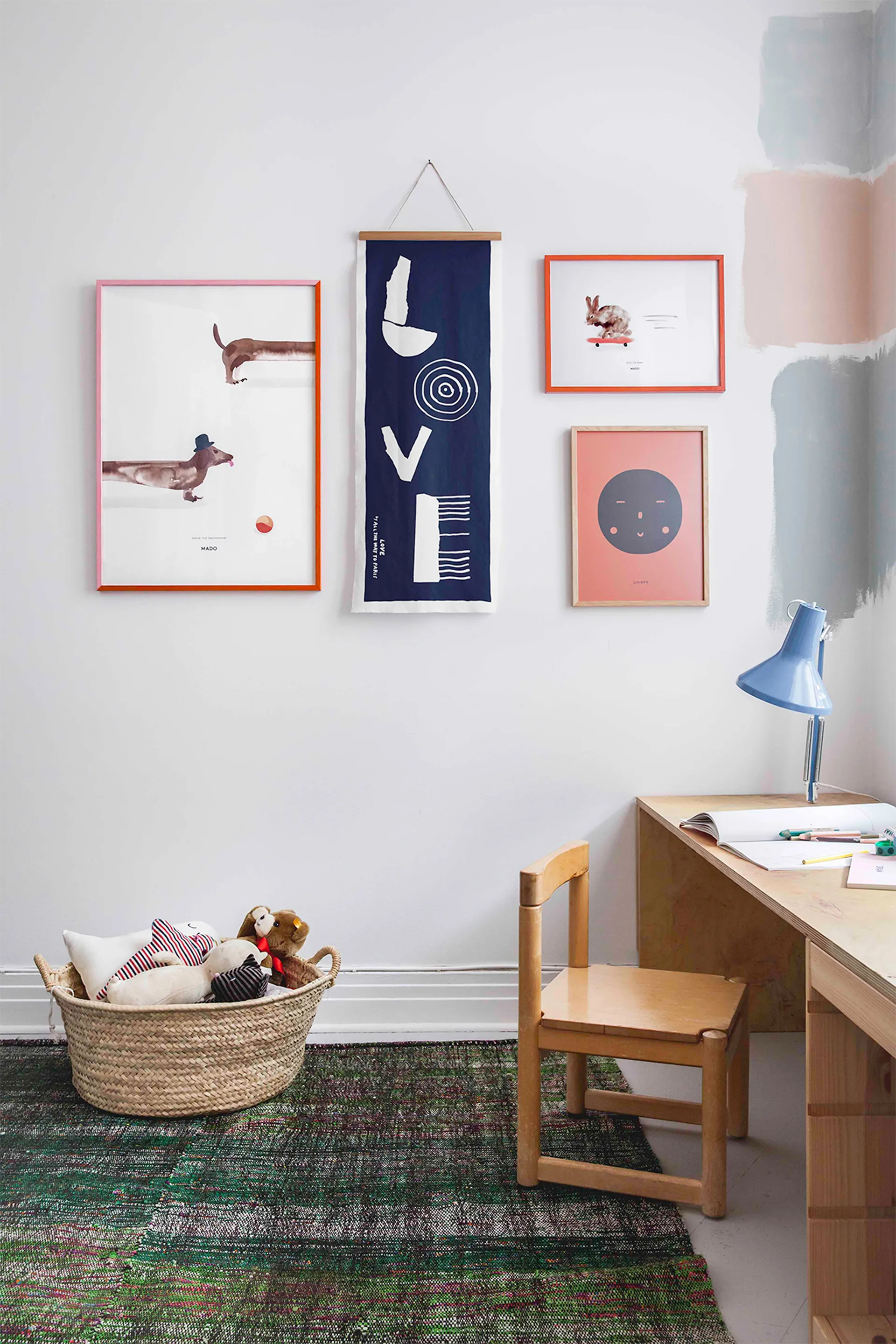 Rocky the Rabbit ポスター, 30x40 cm Paper Collective | ペーパーコレクティブ