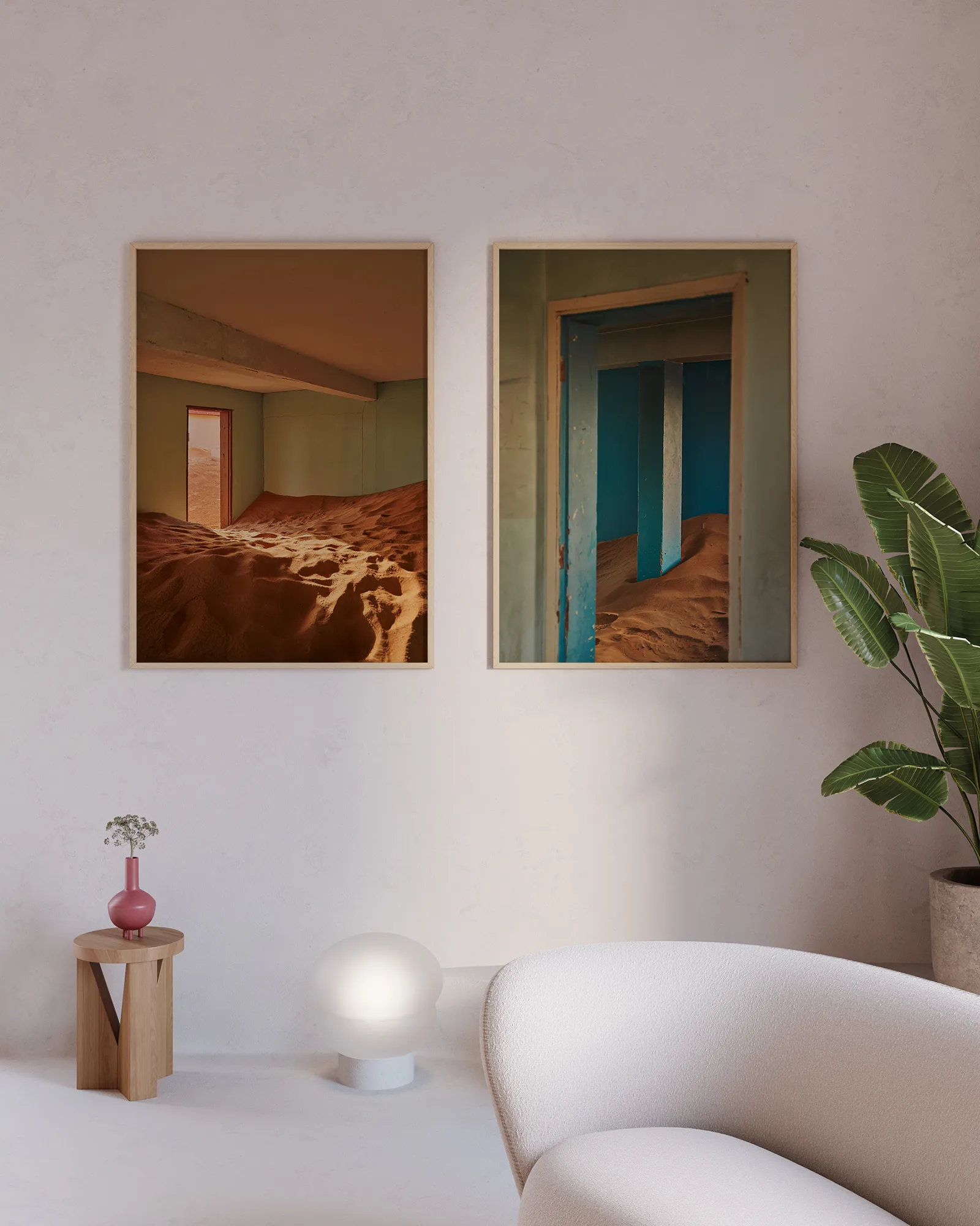 Sand Village I ポスター, 50x70 cm Paper Collective | ペーパーコレクティブ