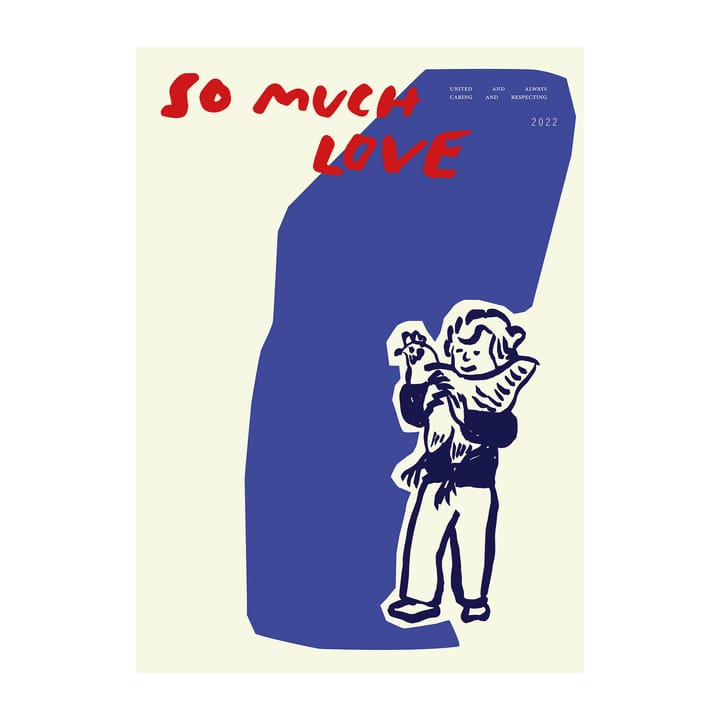 So Much Love Chicken ポスター - 30x40 cm - Paper Collective | ペーパーコレクティブ