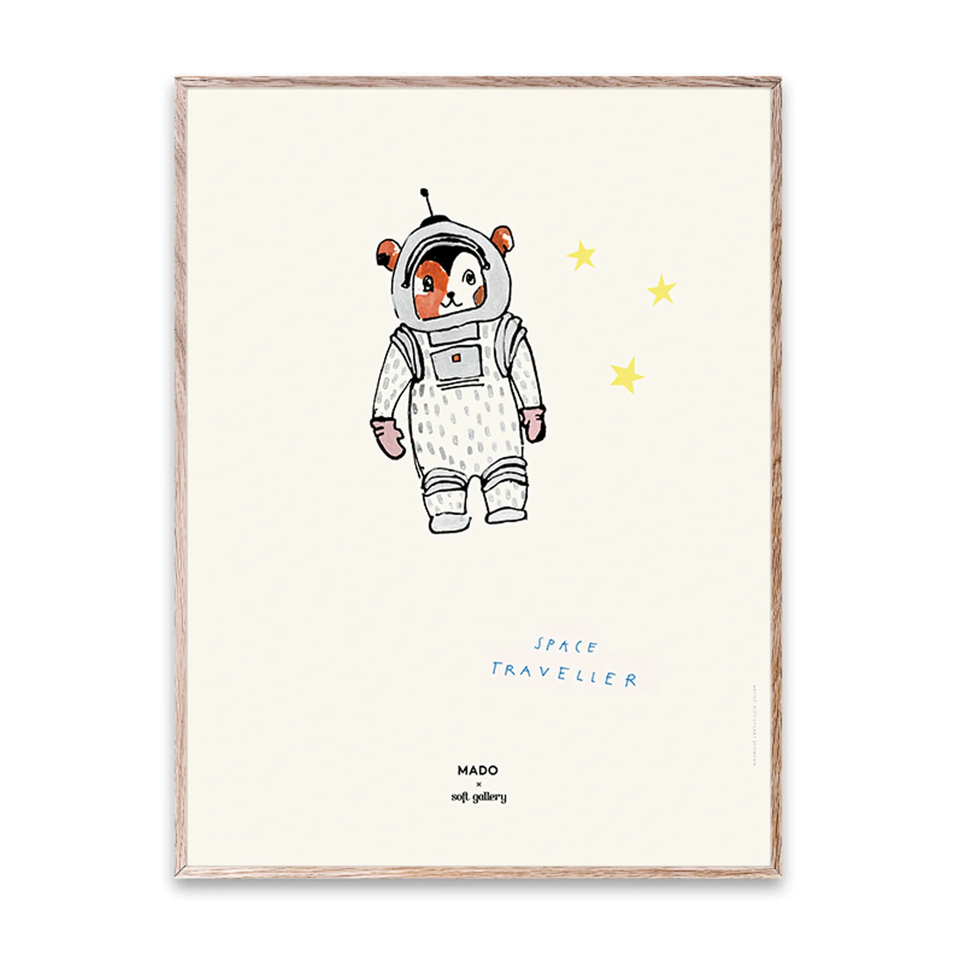 Space Traveller ポスター, 30x40 cm Paper Collective | ペーパーコレクティブ