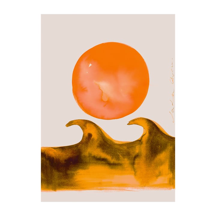Sunセット Waves ポスター - 30x40 cm - Paper Collective | ペーパーコレクティブ